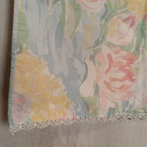 VTG Martex Atilier Claude Monet Water Lilies Floral King Pillow Cases *PAIR*
